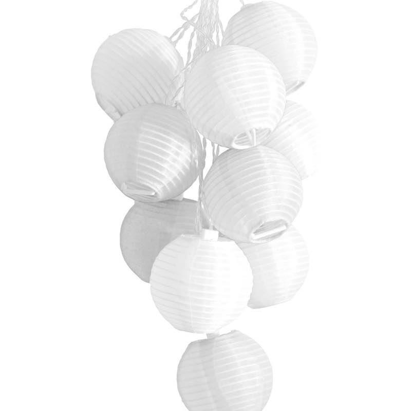 Soji Solar String Lights, 10 piece - White